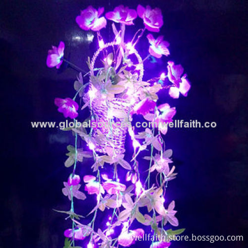 Copper Wire LED Vines String Light with 2m, 20 LED Bulbs and Transformer Operated